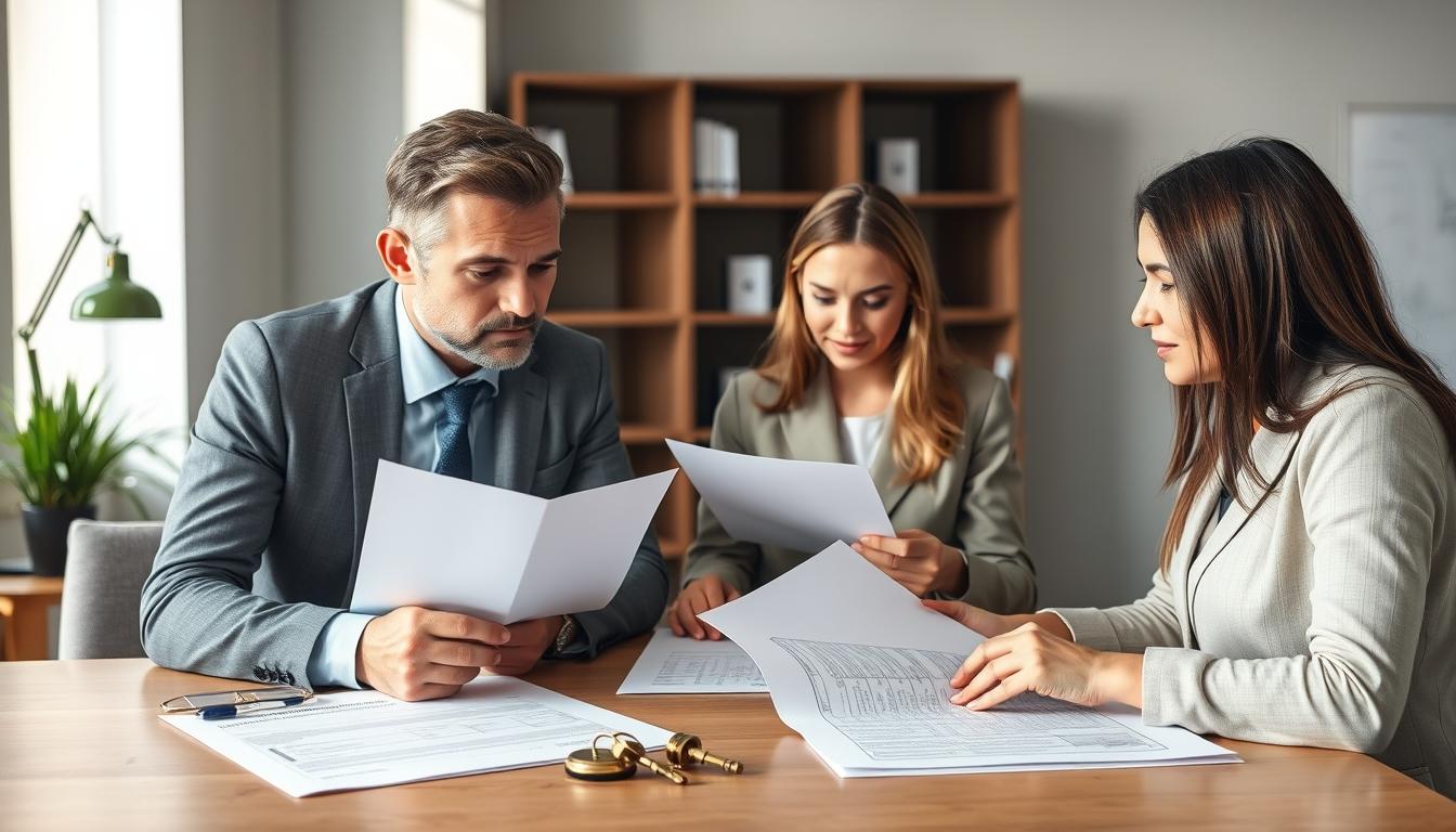 Property settlement documents and transfer review